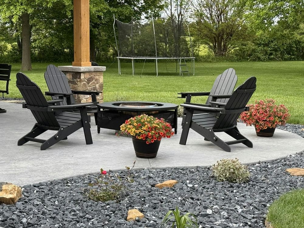 Backyard patio & stonework